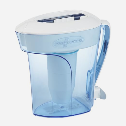 ZeroWater Jarra Filtrante de 10 Tazas de 5 Etapas con Medidor TDS Integrado